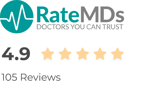 Rate MDs, Stars 4.9, 105 Reviews